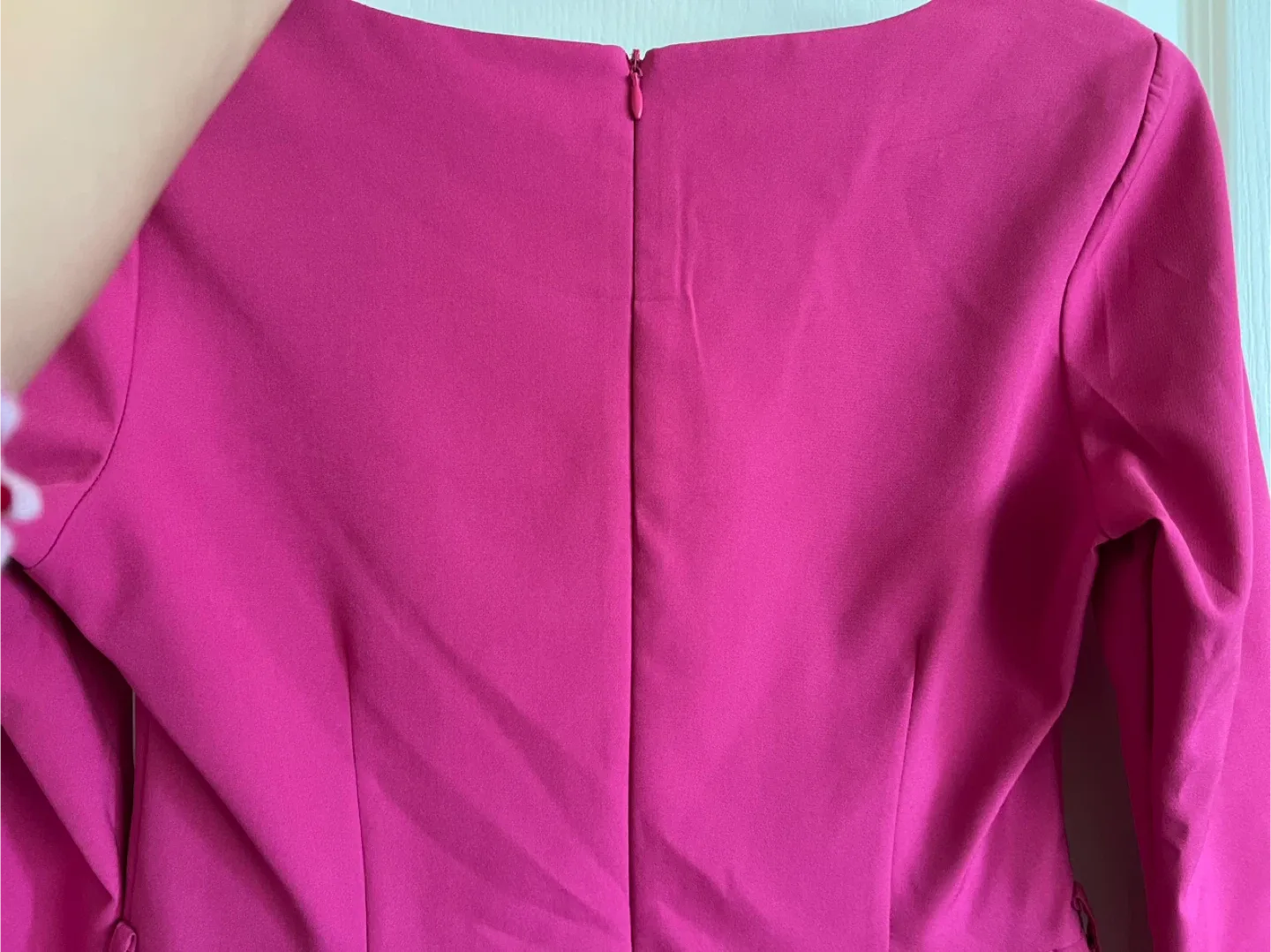 Pink Peplum Top image indicator(3)