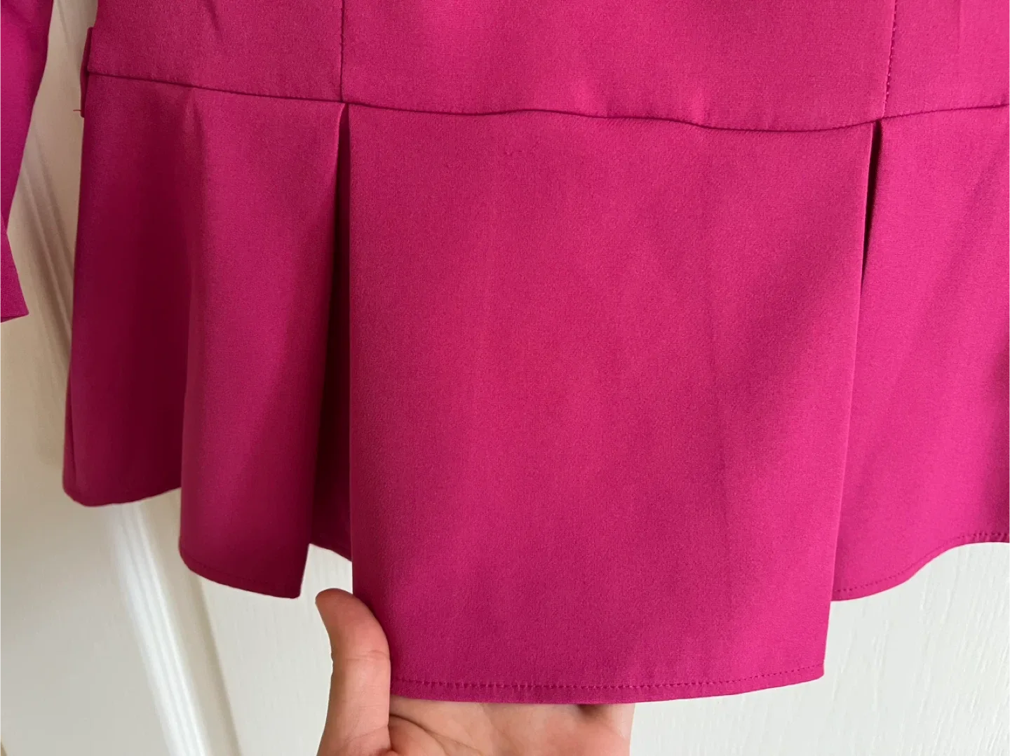 Pink Peplum Top image indicator(2)
