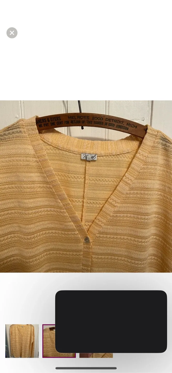 Kismet Yellow Cardigan image indicator(2)