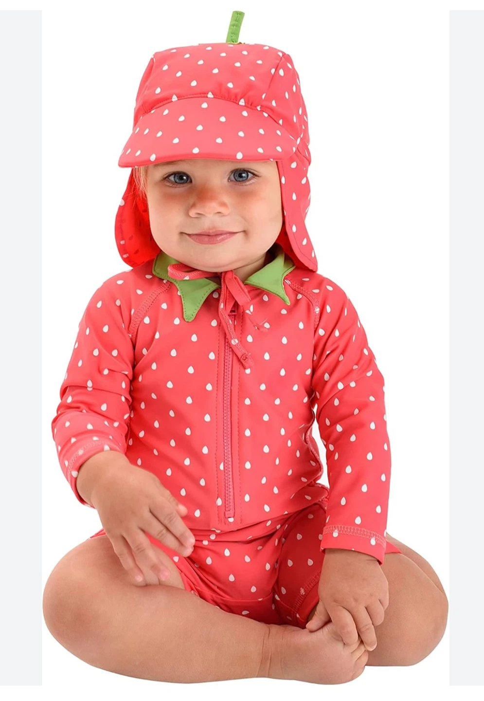 Cuddle Club Strawberry Swimsuit 0-3M