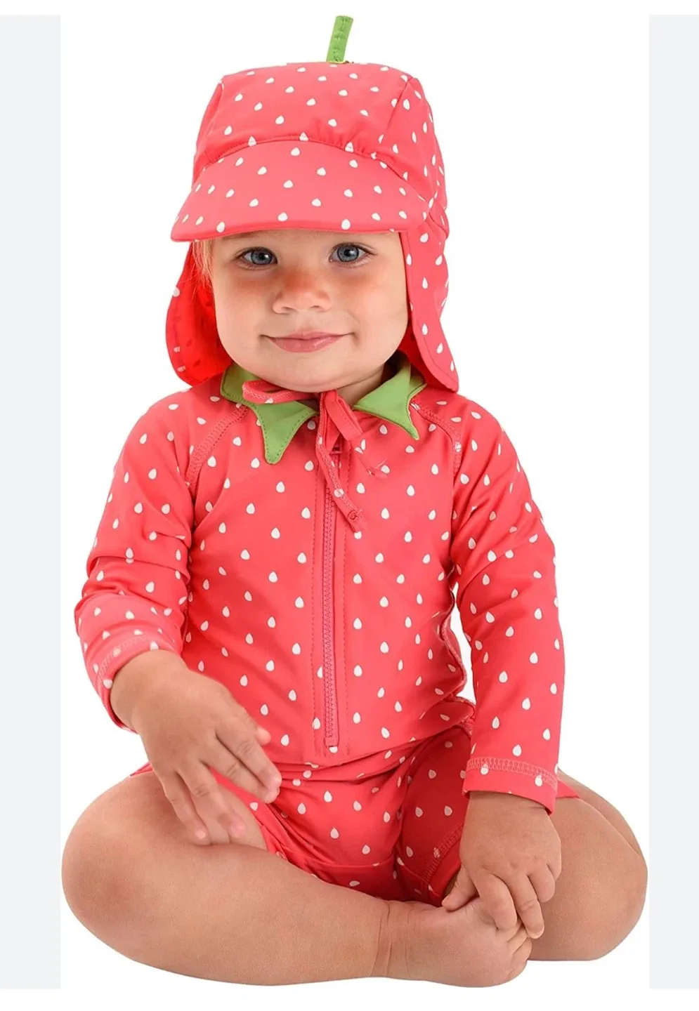 Cuddle Club Strawberry Swimsuit 0-3M thumbnail