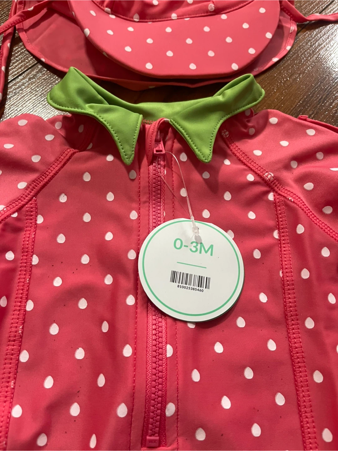 Cuddle Club Strawberry Swimsuit 0-3M - photo 5