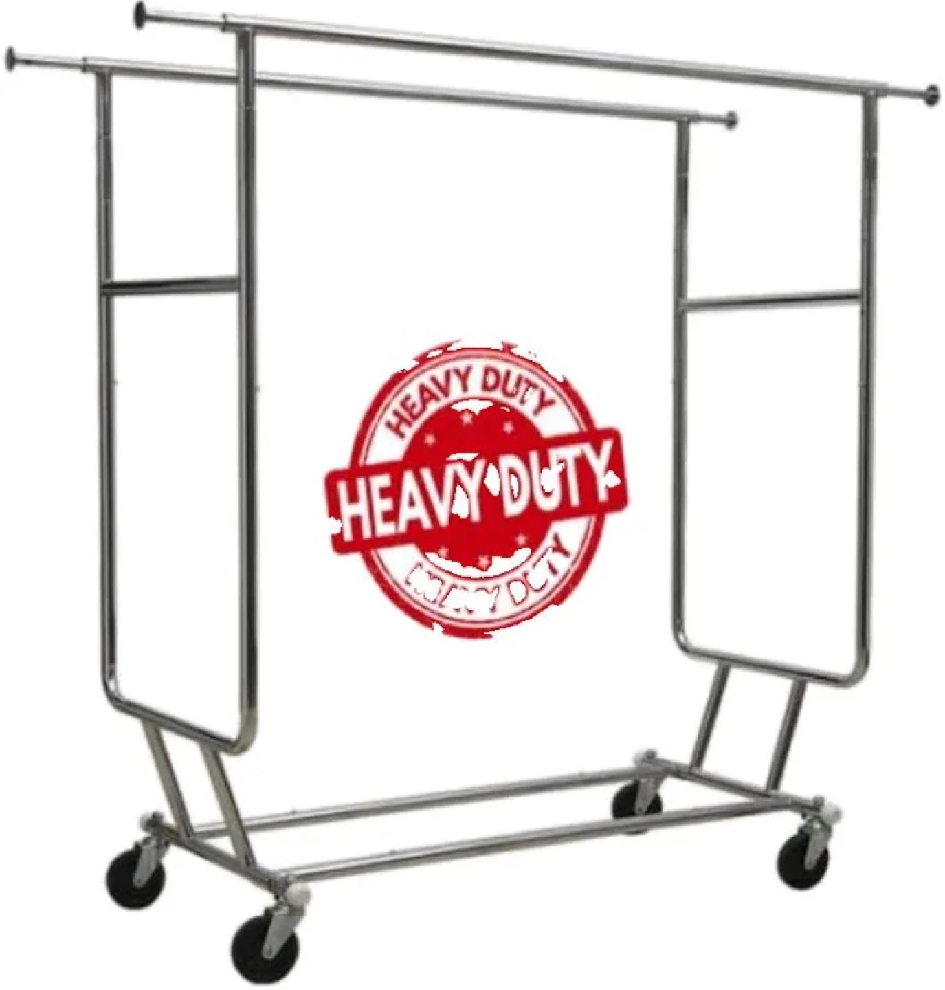 2-sided clothing rack+100 hangers