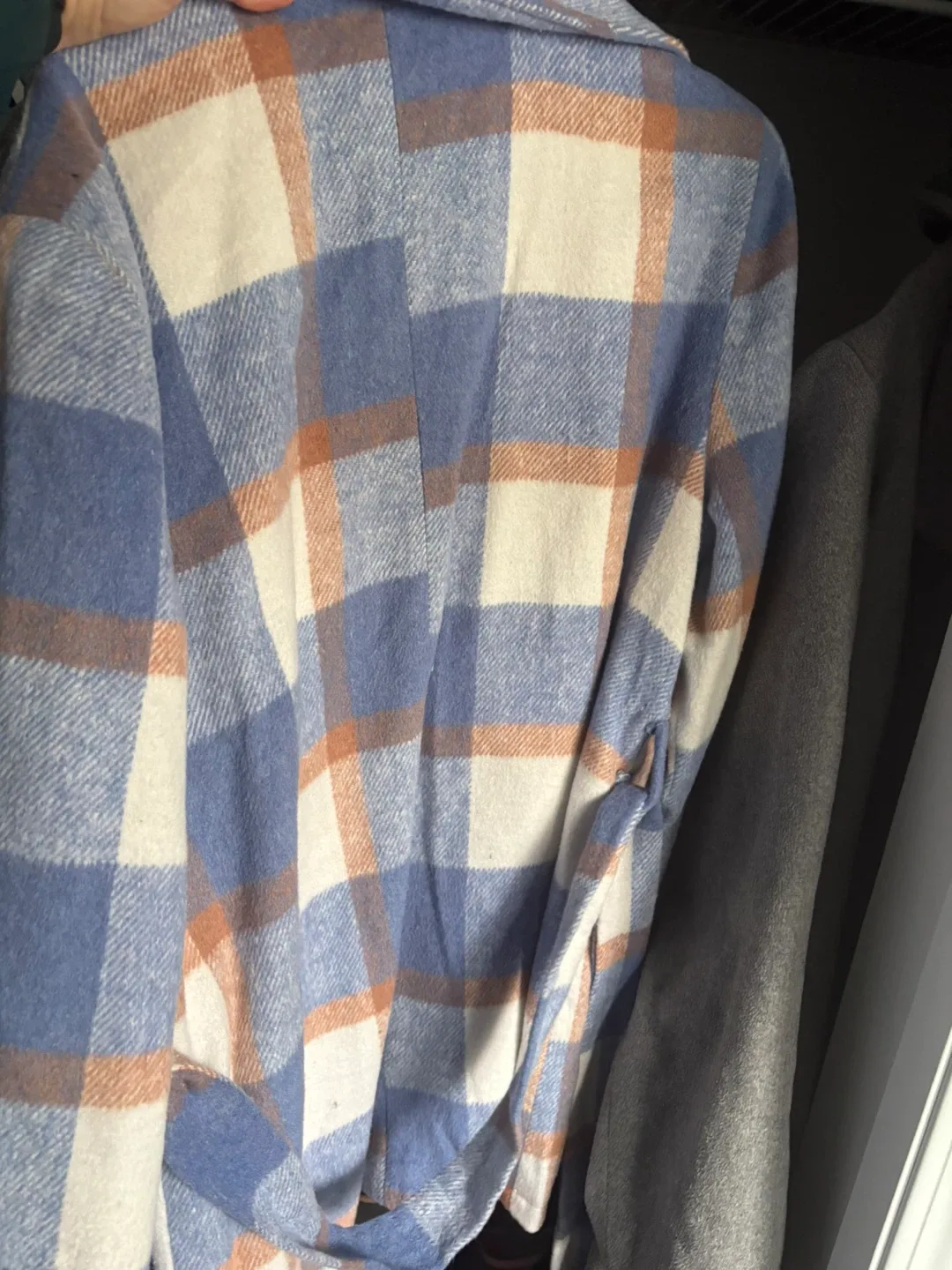 Plaid Wool Blend Coat image indicator(2)