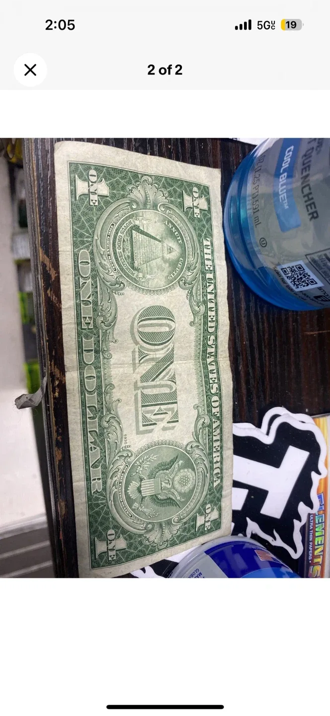 $1 silver certificate image indicator(2)