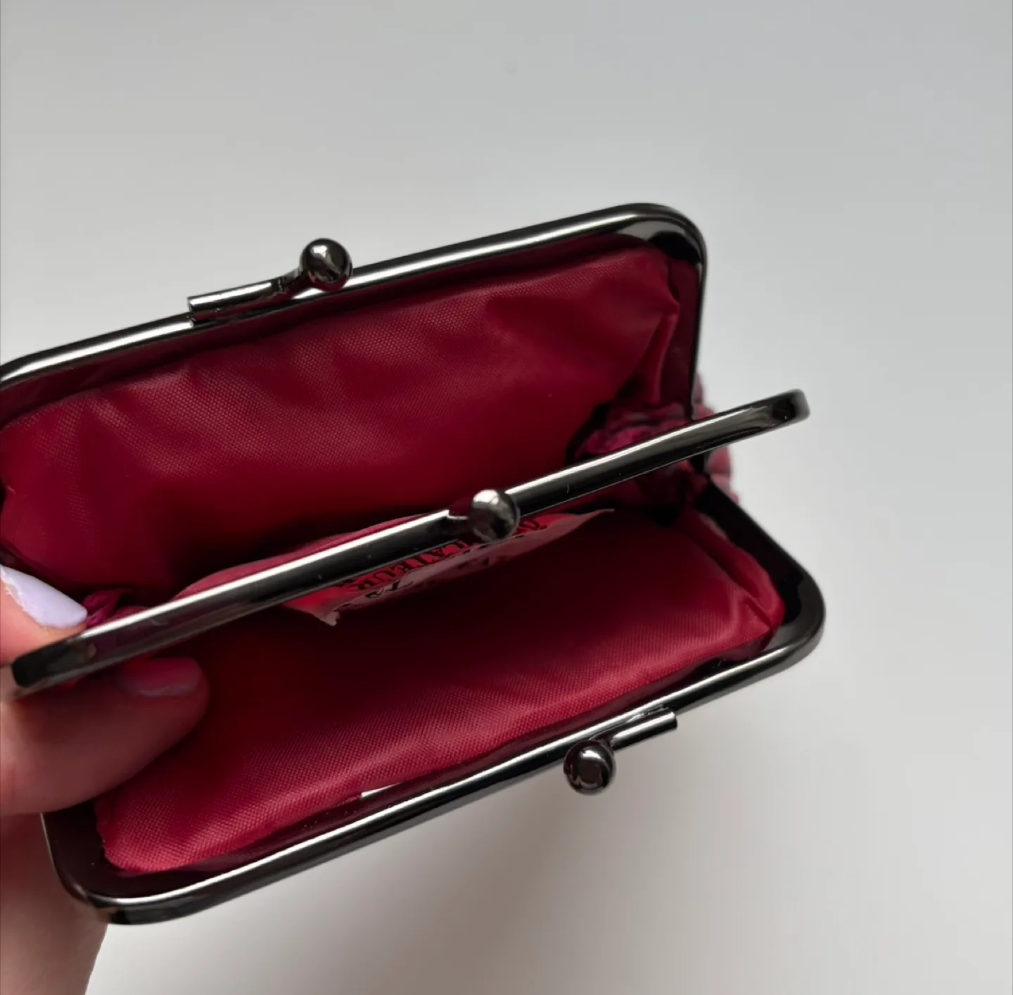 Burgundy Leather Coin Purse image indicator(2)