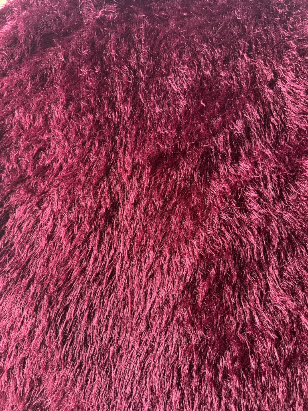 Zara Burgundy Fuzzy Top - Size M - photo 5