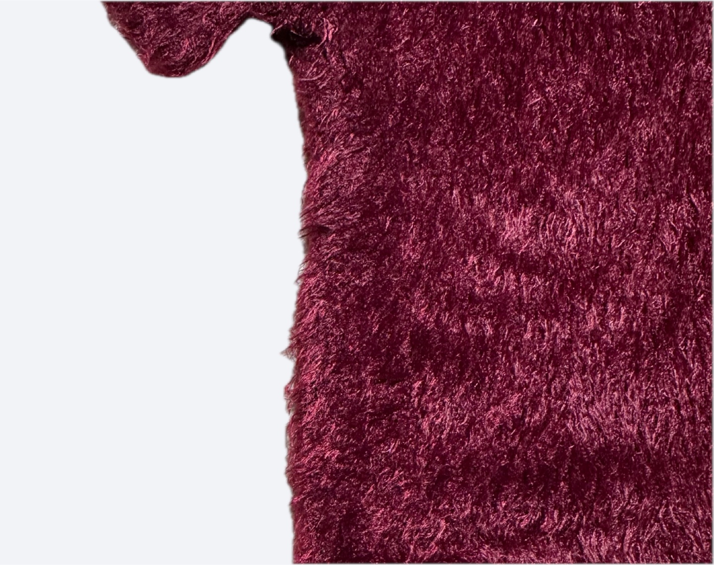 Zara Burgundy Fuzzy Top - Size M - photo 4