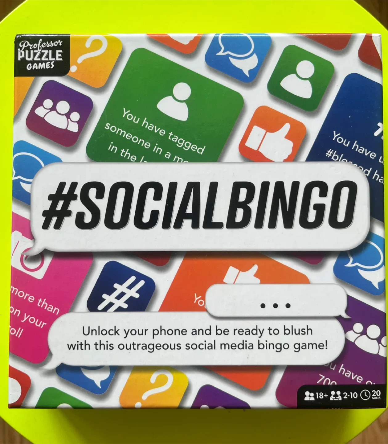 Professor Puzzle #SocialBingo Game thumbnail