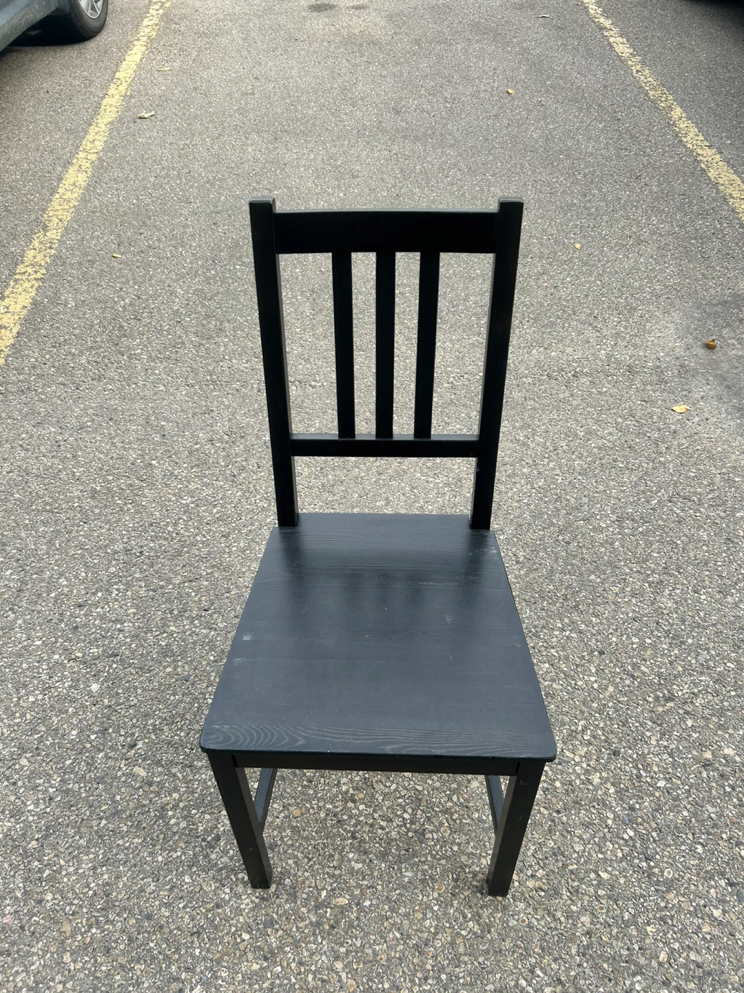 Black Wooden Chair (Item two)