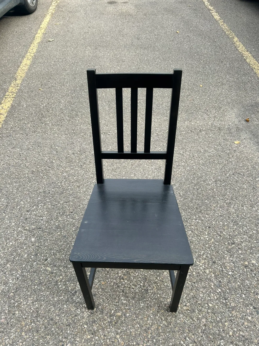 Black Wooden Chair (Item two) thumbnail