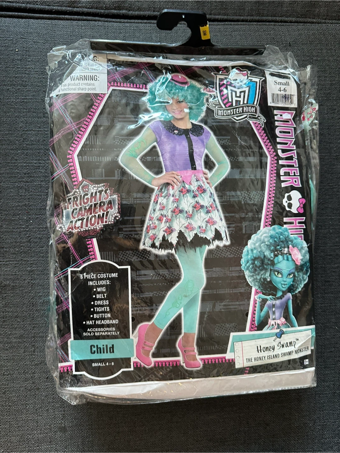 🧡Monster High Honey Swamp Costume - Child Size Small (4-6)