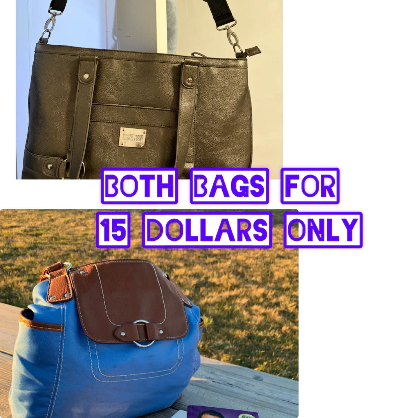 Kenneth Cole Reaction & Blue Bag - Bundle Deal! thumbnail