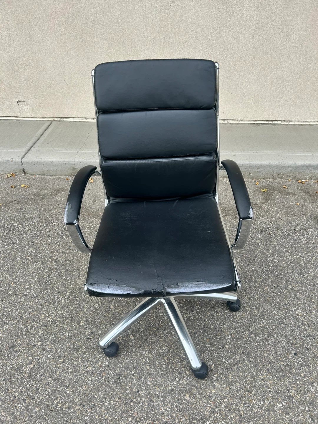 Black Leather Office Chair