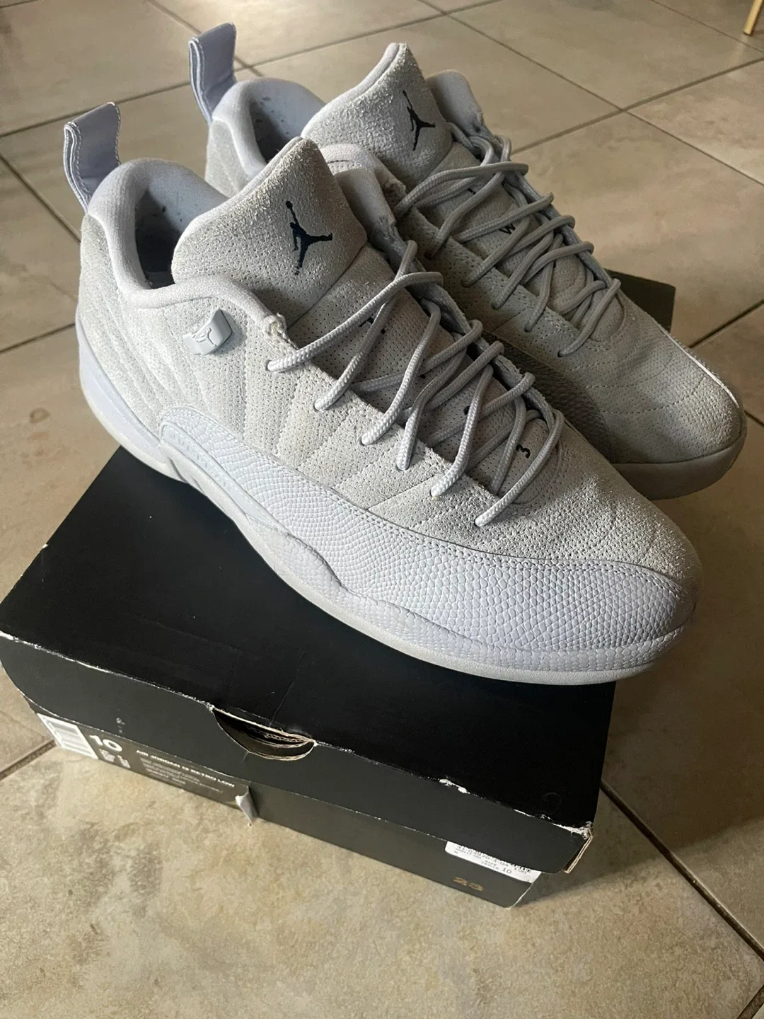 Jordan 12 Retro Stone Blue Size 10 image indicator(2)