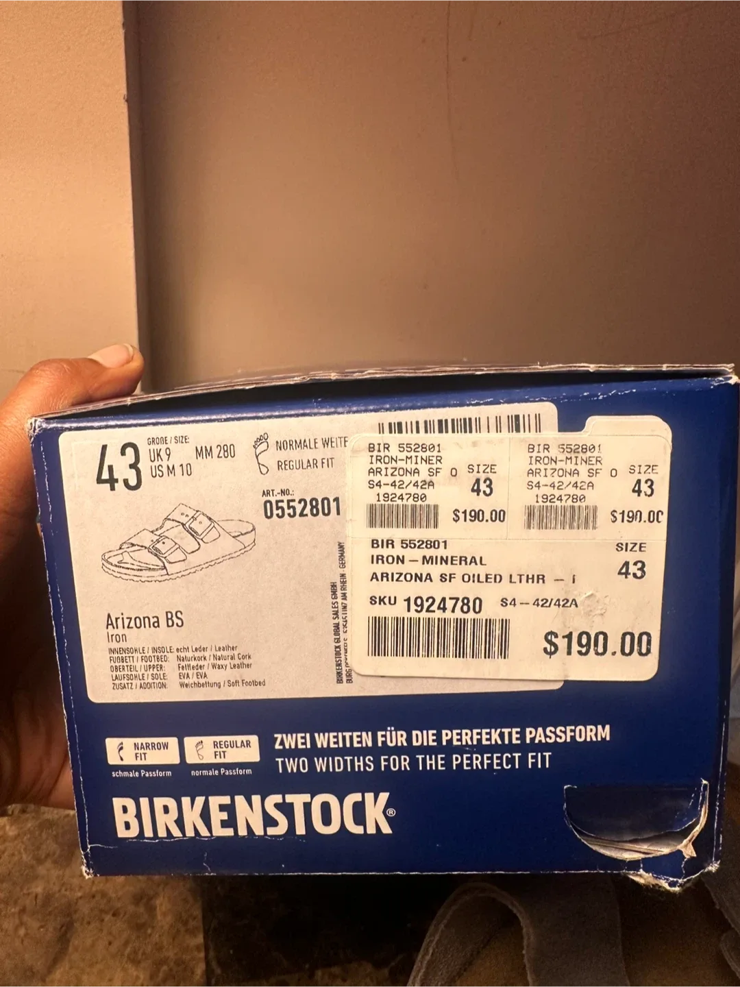 Birkenstock Arizona BS Iron-Miner Size 43 image indicator(5)