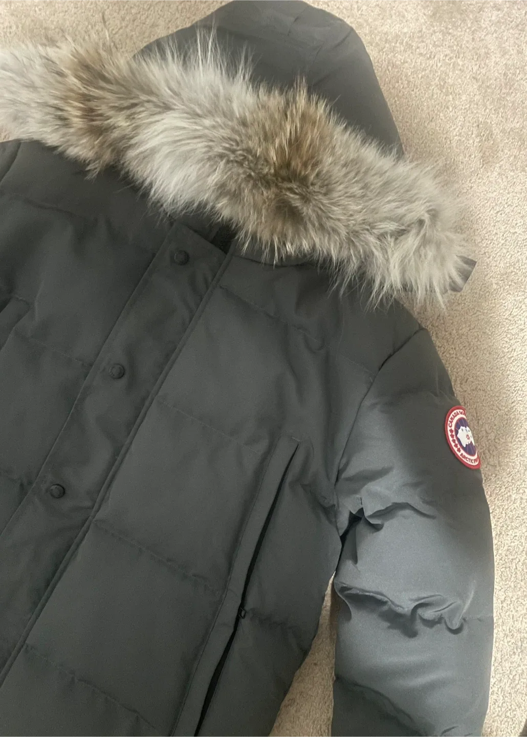 Canada Goose Parka - Grey - Size M image indicator(4)