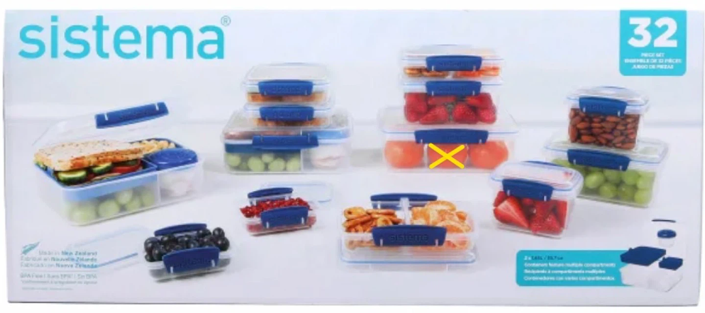 New Sistema Food Storage Container Set - photo 2
