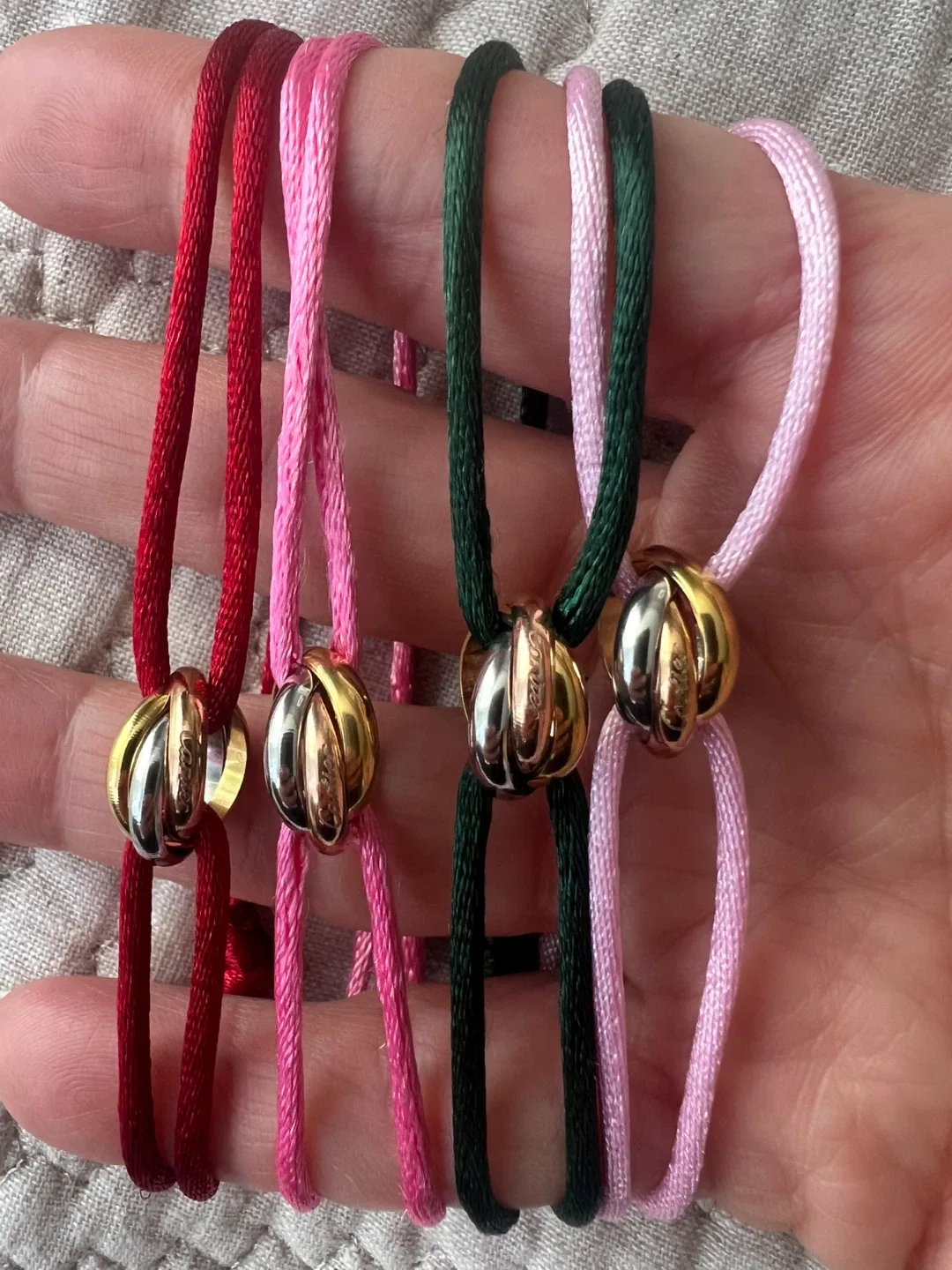 18k Trinity bracelet