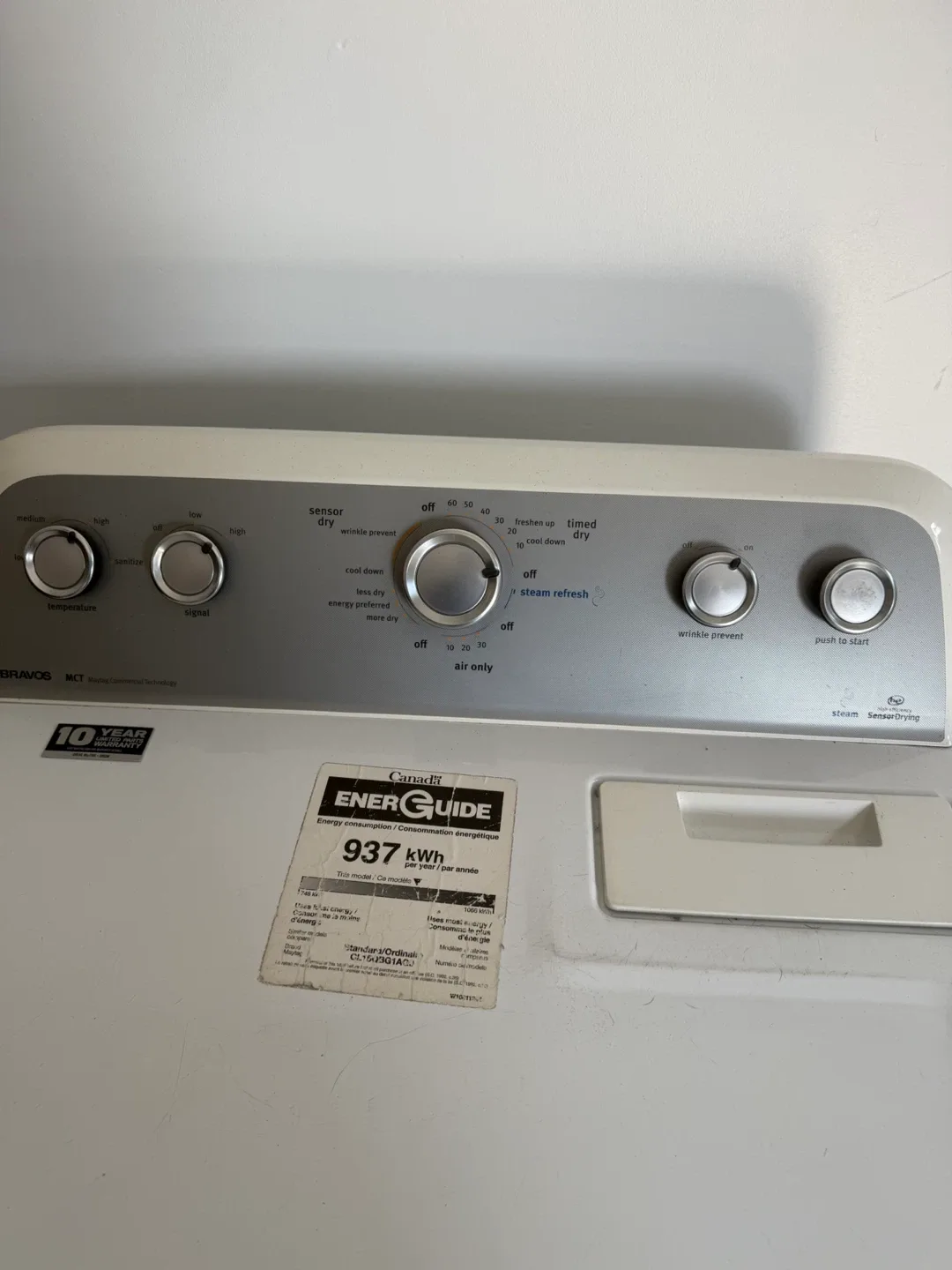 Maytag CL1503G1AG Dryer image indicator(4)