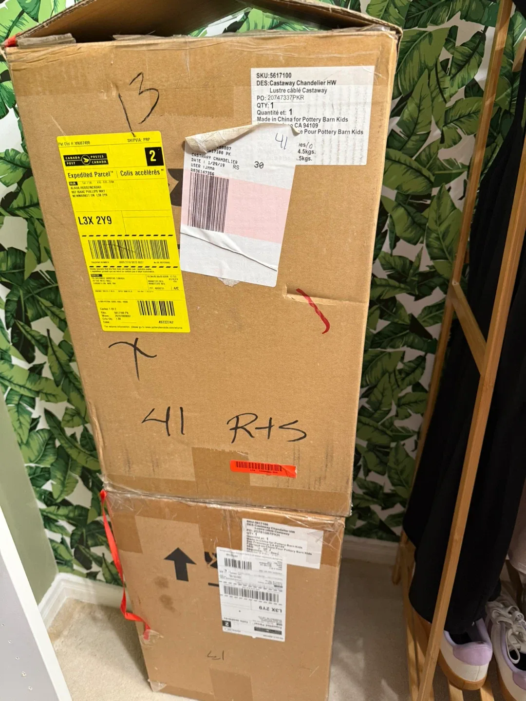 2 Never used Pottery Barn Kids Castaway Chandelier image indicator(2)