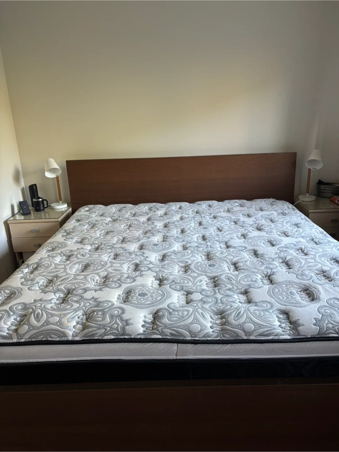 IKEA Malm King Bed Frame with Storage - Dark Brown image indicator(3)