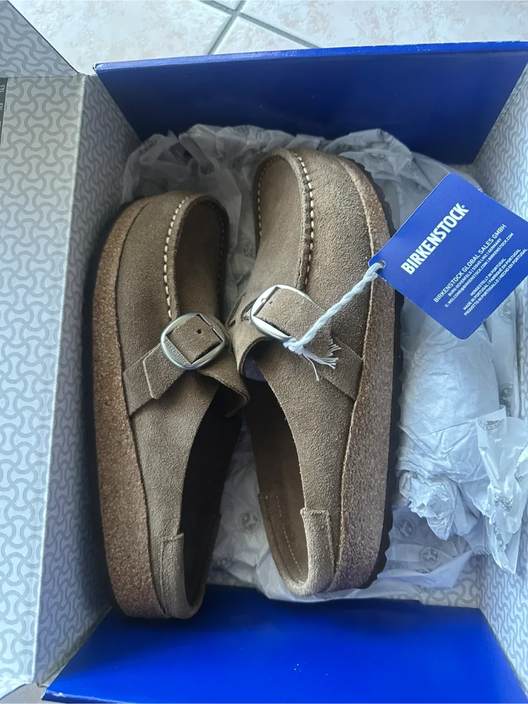 New Birkenstock Buckley Shearling Clogs - Size 38 image indicator(8)