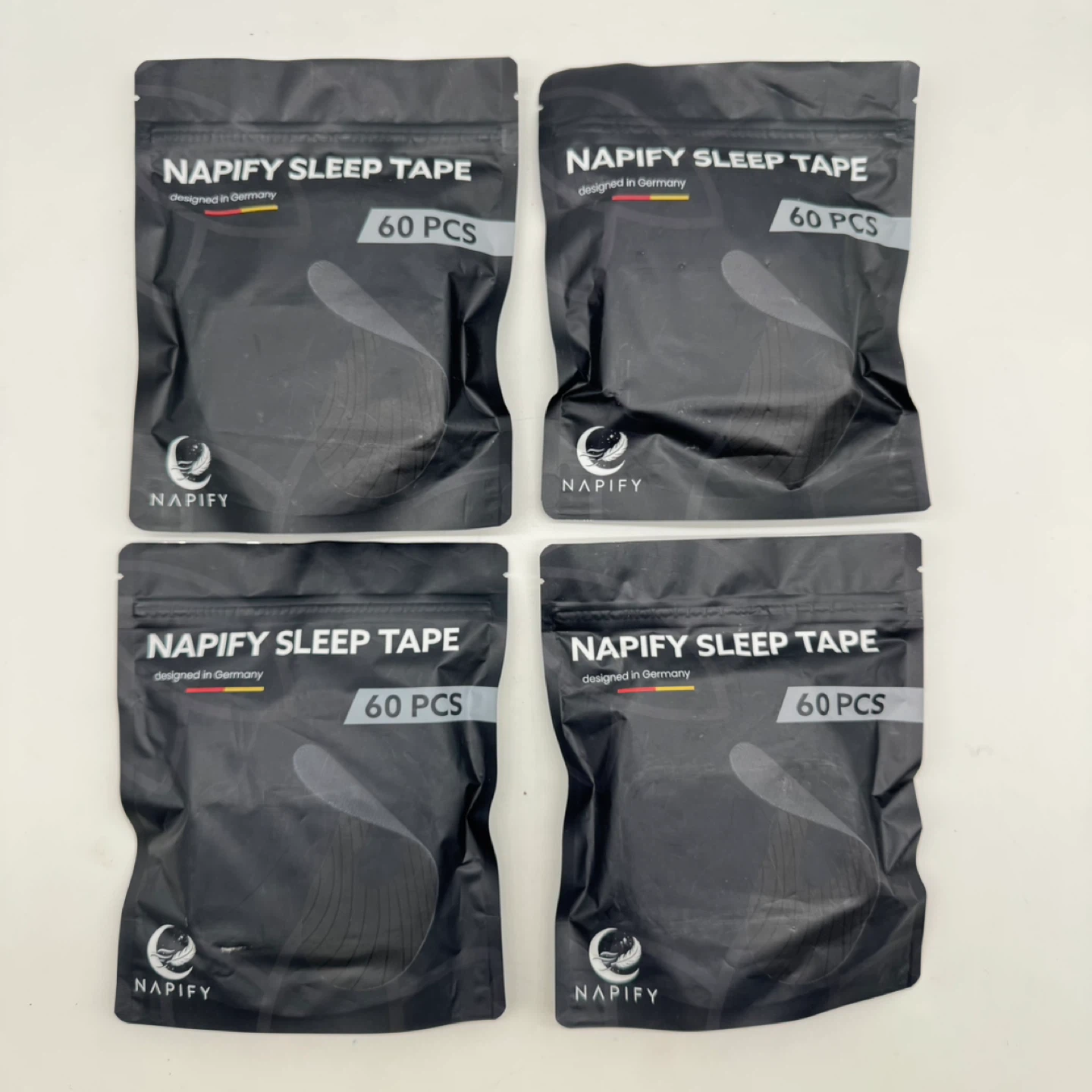 4 Napify Sleep Tape 60 Pieces Rest Recovery Stop Snoring Two Mon