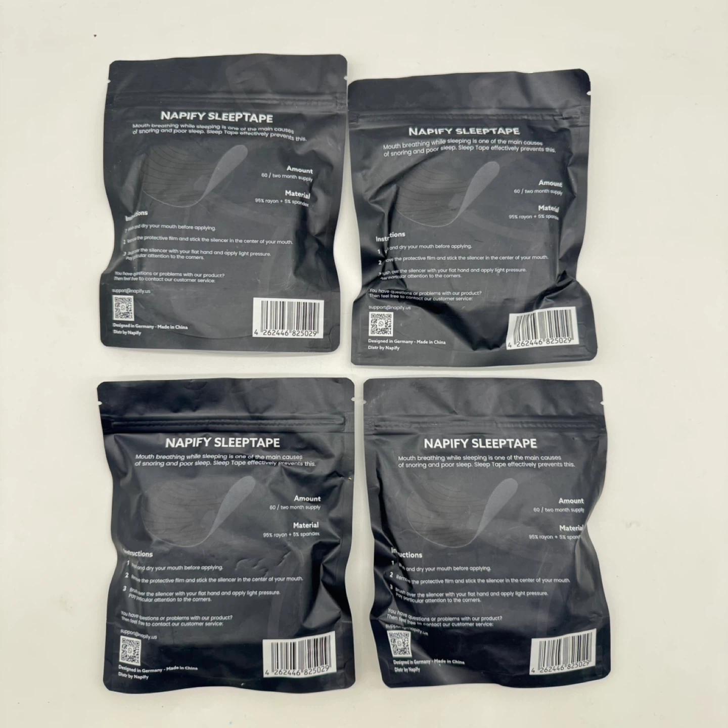 4 Napify Sleep Tape 60 Pieces Rest Recovery Stop Snoring Two Mon - photo 2