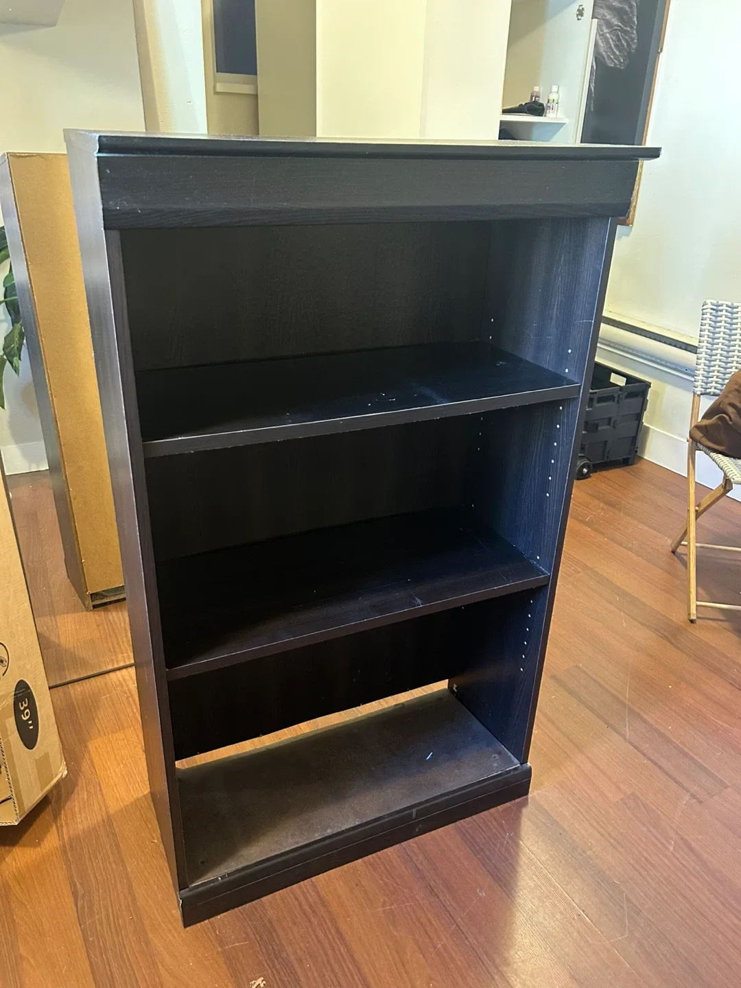 Black Wooden Bookshelf image indicator(2)