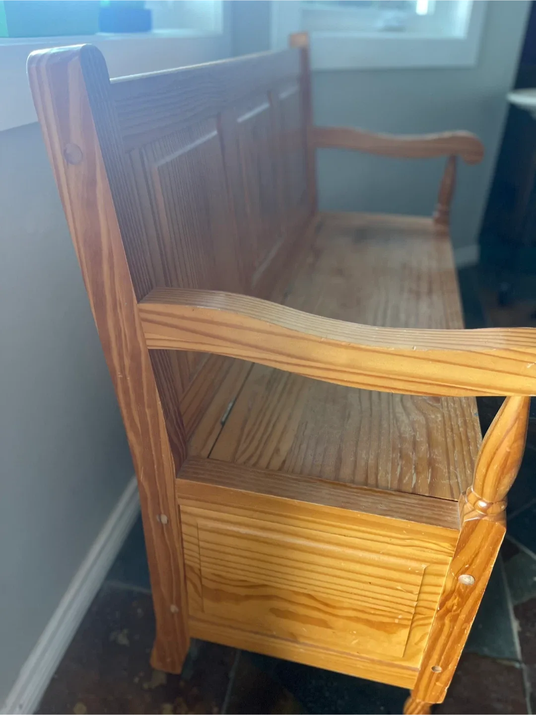 Wooden Storage Bench image indicator(2)