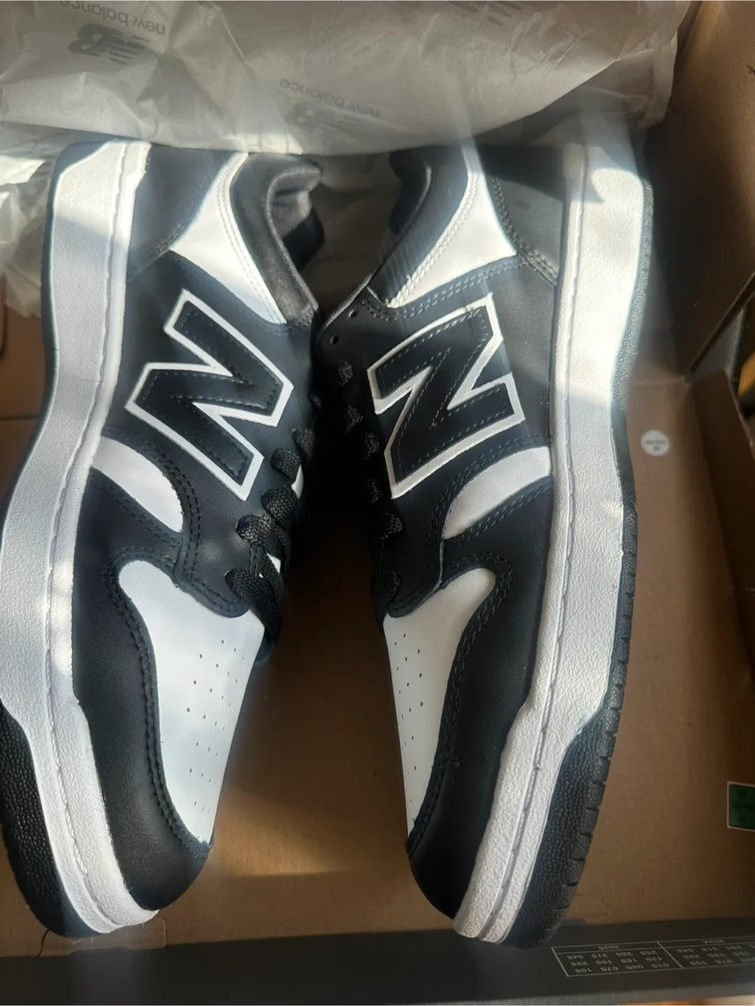 New Balance 480 Black/White Sneakers 10 & 11 image indicator(3)