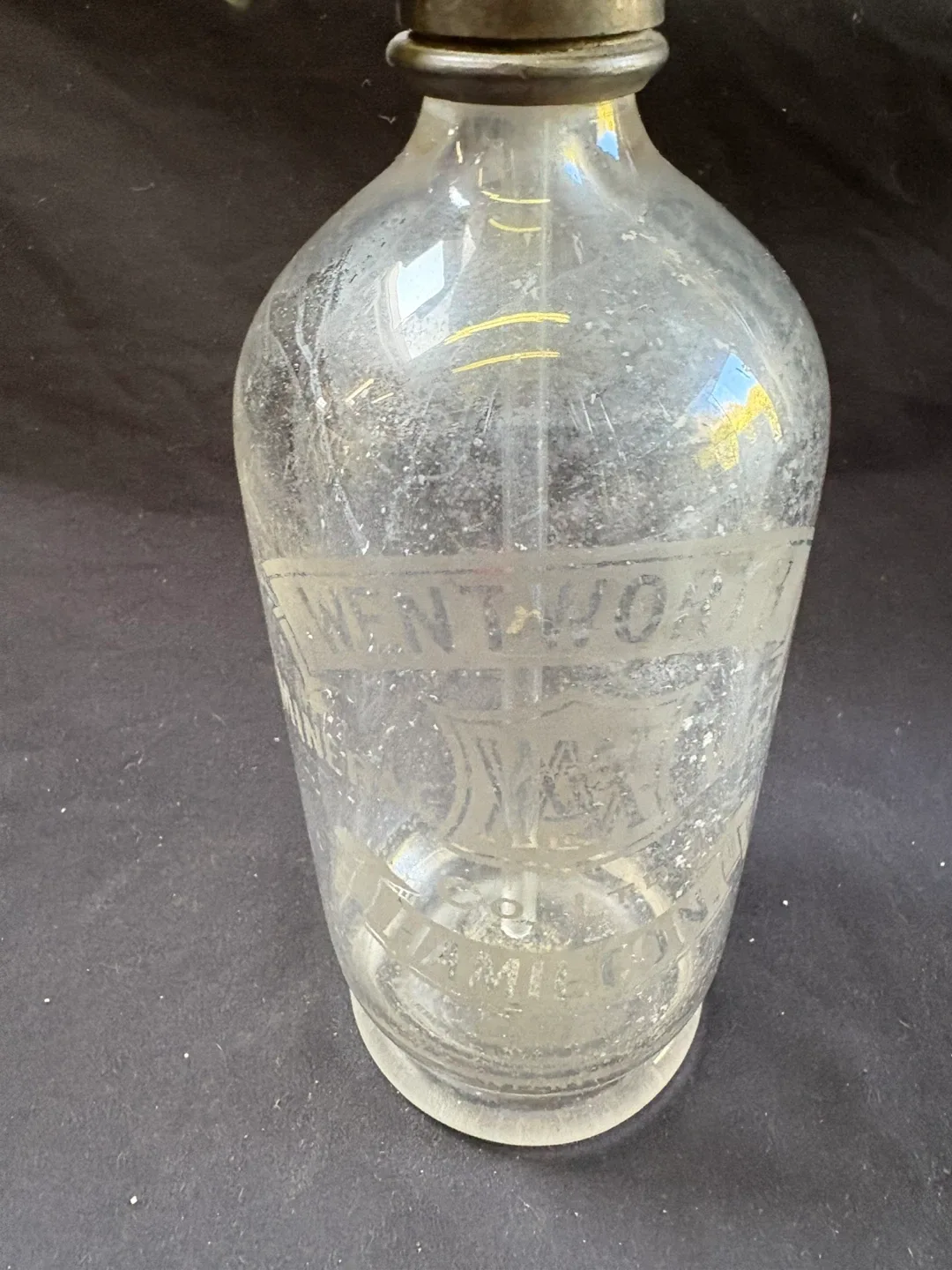 Vintage Wentworth Hamilton Seltzer Bottle image indicator(2)