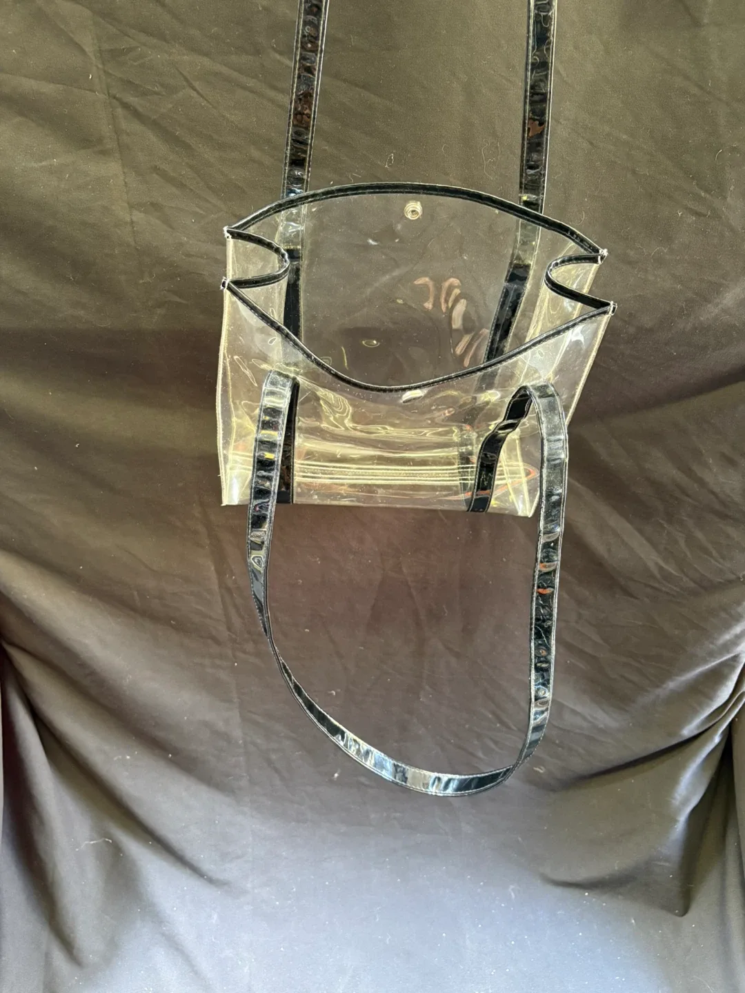 Clear Tote Bag with Black Trim image indicator(5)