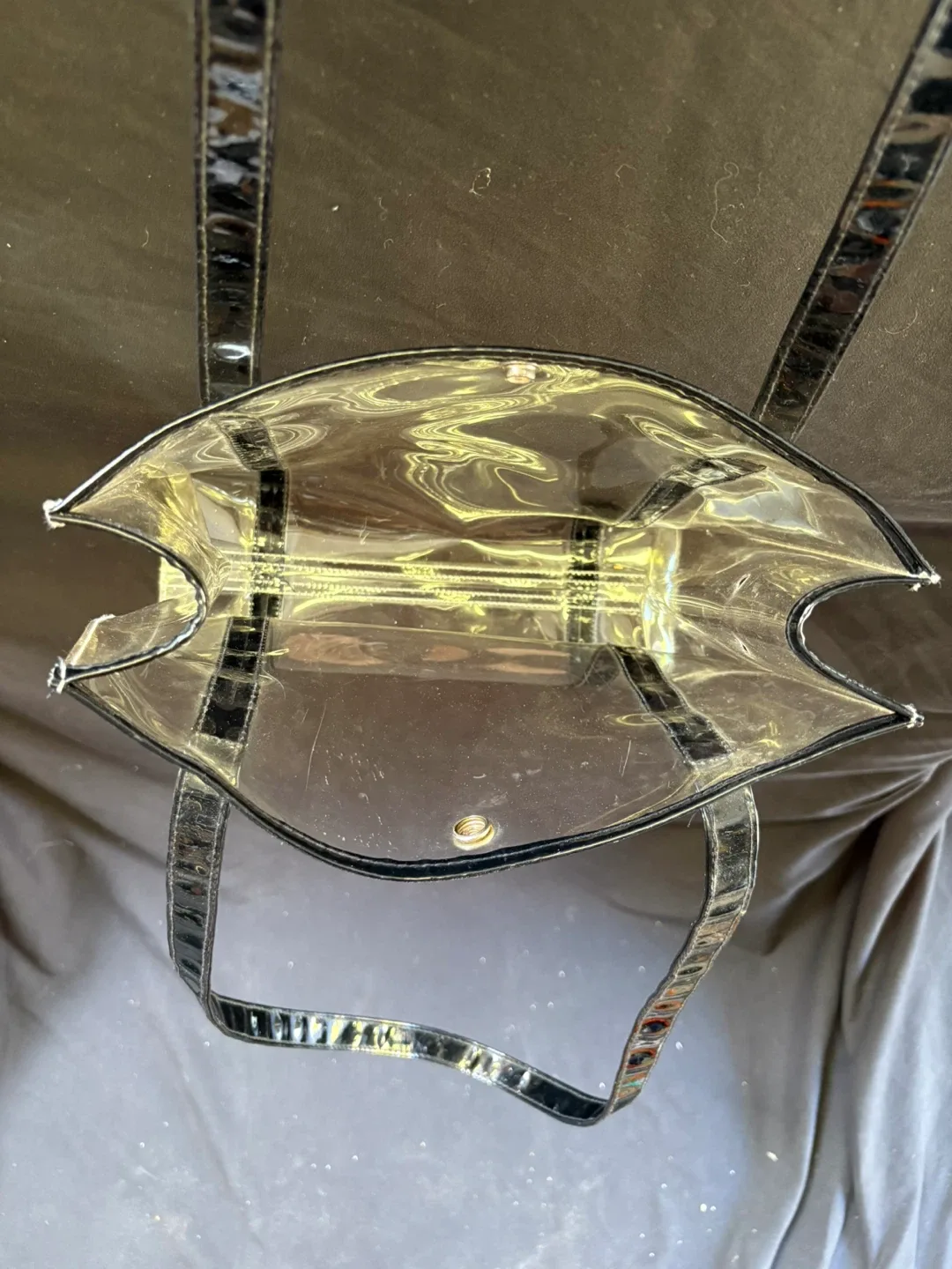 Clear Tote Bag with Black Trim image indicator(4)