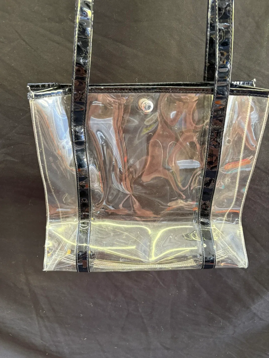 Clear Tote Bag with Black Trim image indicator(2)