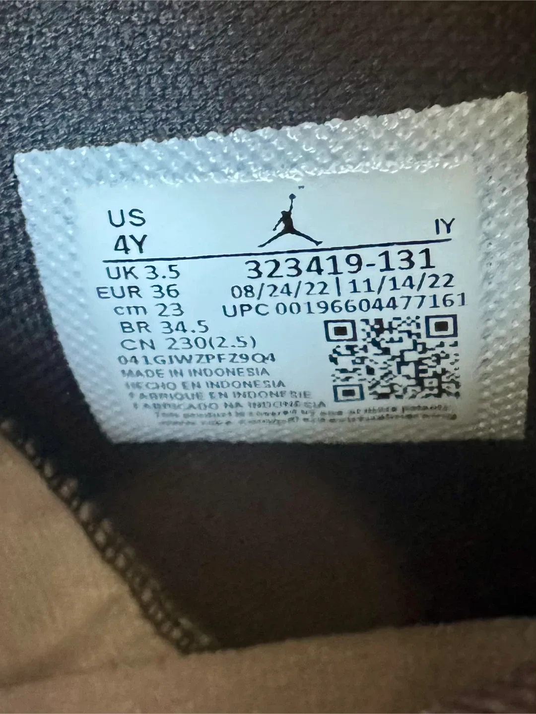 Jordan 6 Rings “Lucky Greens” high-tops Size 4Y image indicator(5)