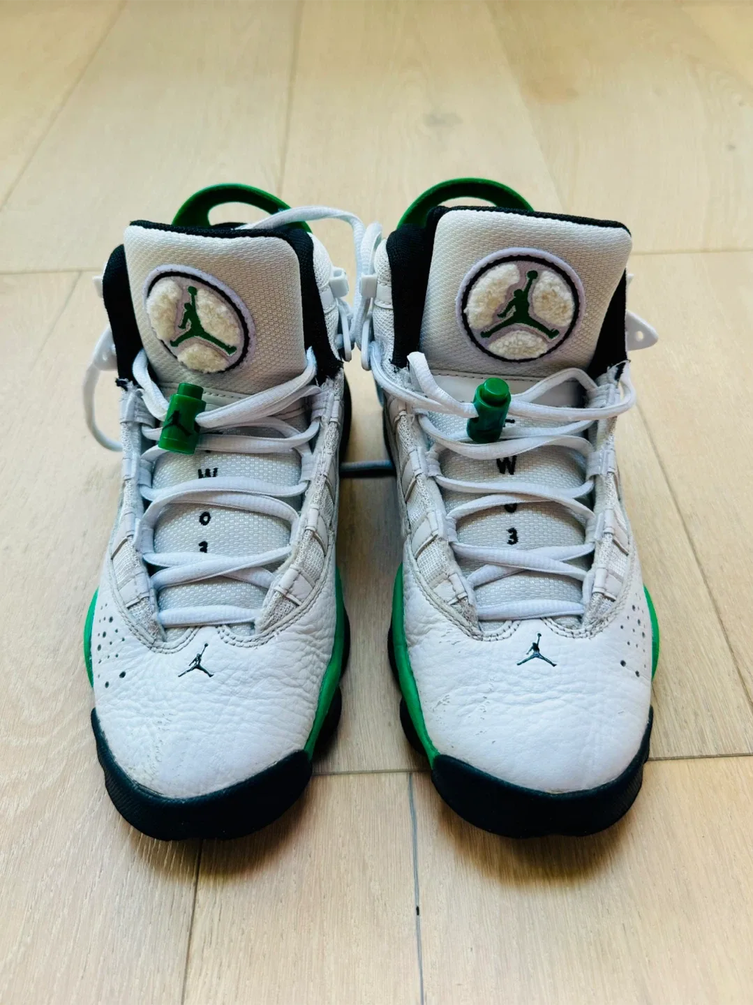 Jordan 6 Rings “Lucky Greens” high-tops Size 4Y thumbnail