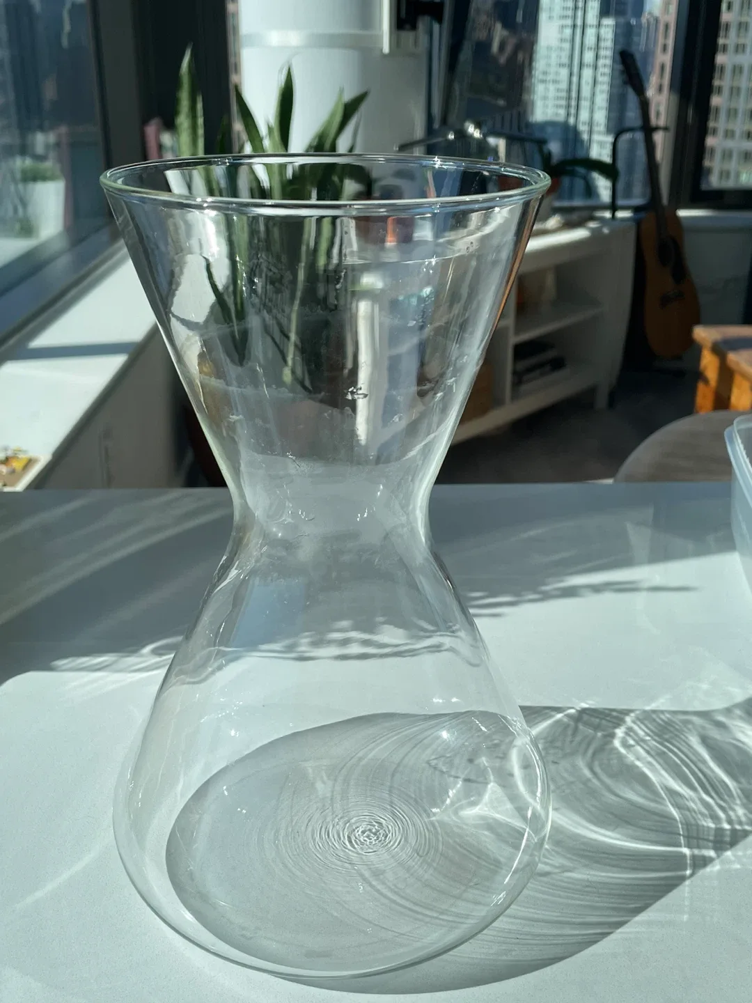 🧡Glass coffee chemix or vase thumbnail