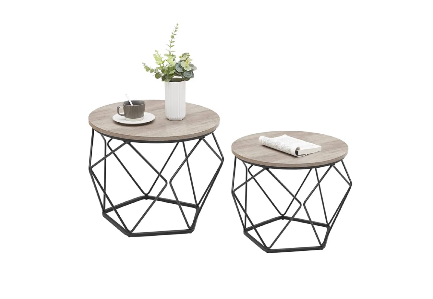 Set of 2 Nesting Coffee Tables - photo 2