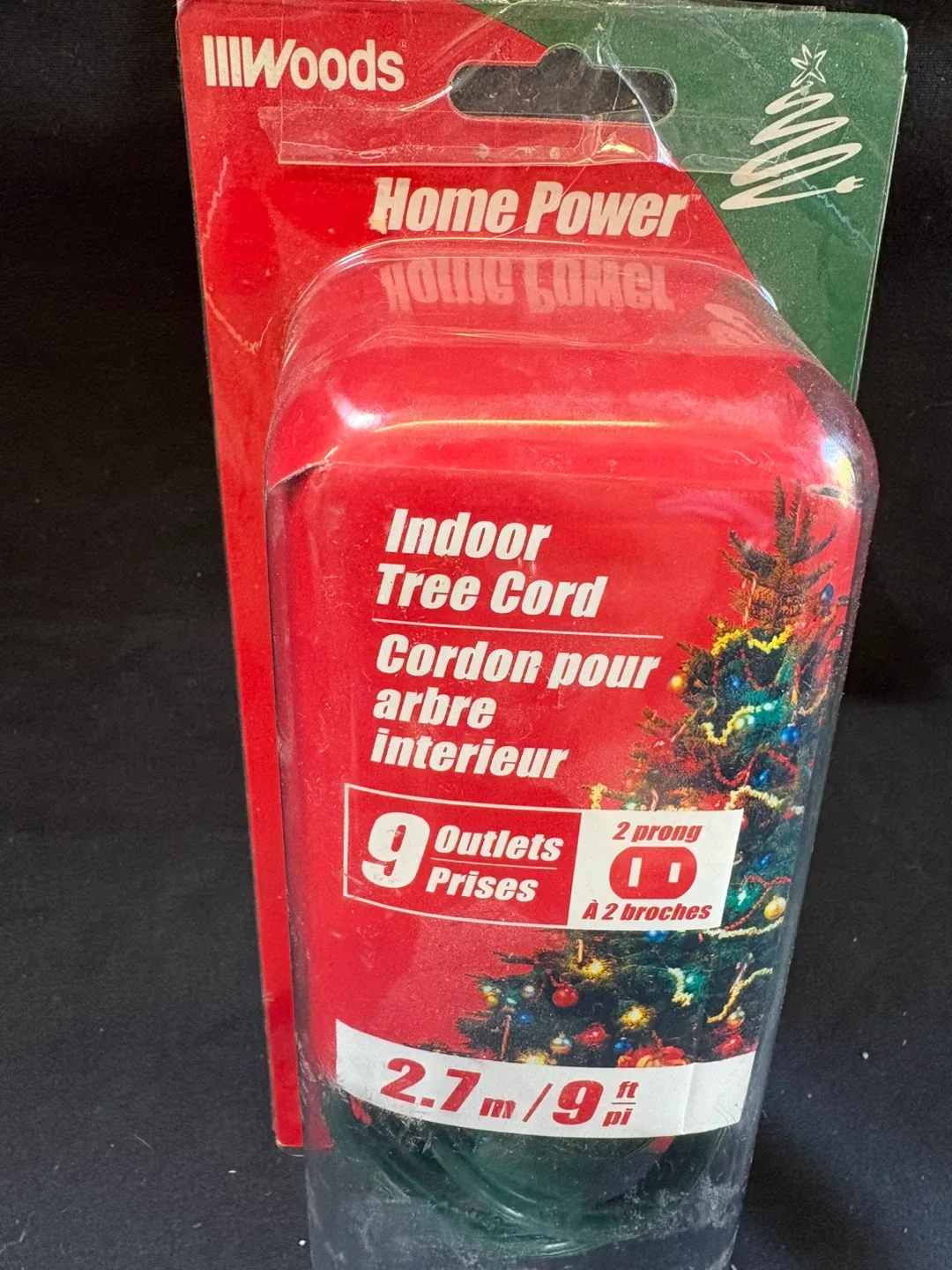 Woods Home Power Indoor Tree Cord - 9 Outlets image indicator(2)