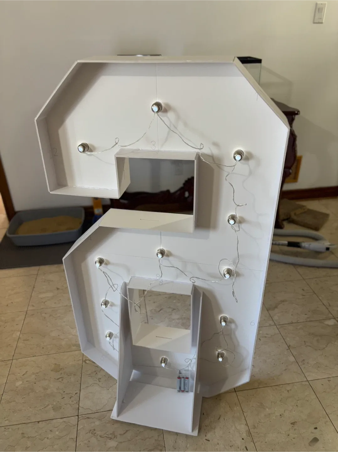 Light Up Number 6 Marquee Sign image indicator(4)