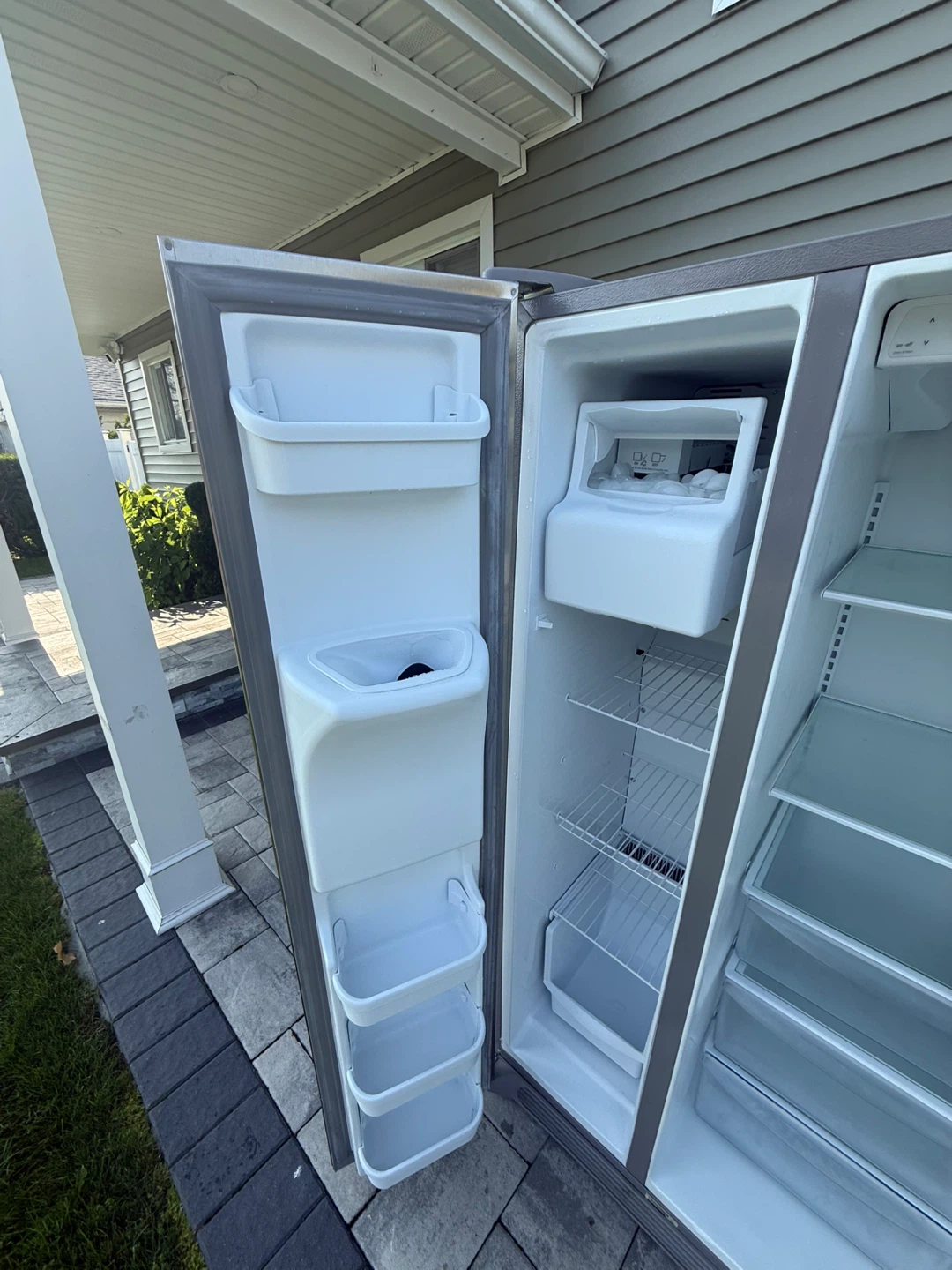 Frigidaire Side-by-Side Refrigerator & Whirlpool Microwave - photo 5