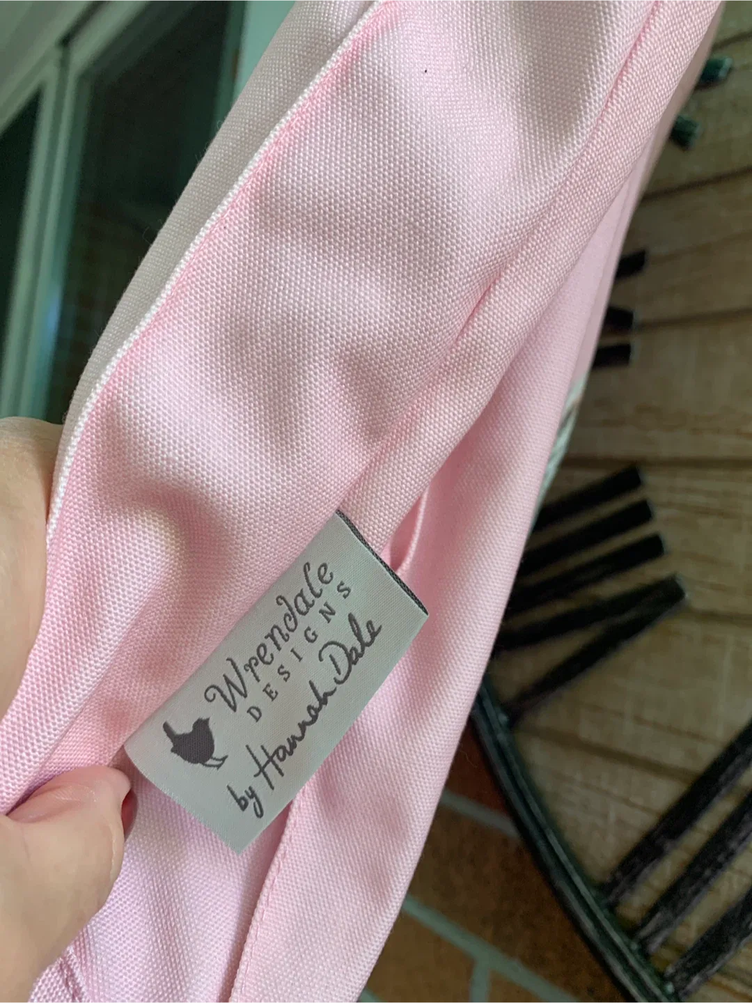 Wrendale Designs Pink Tote Bag with Cat Illustration image indicator(2)