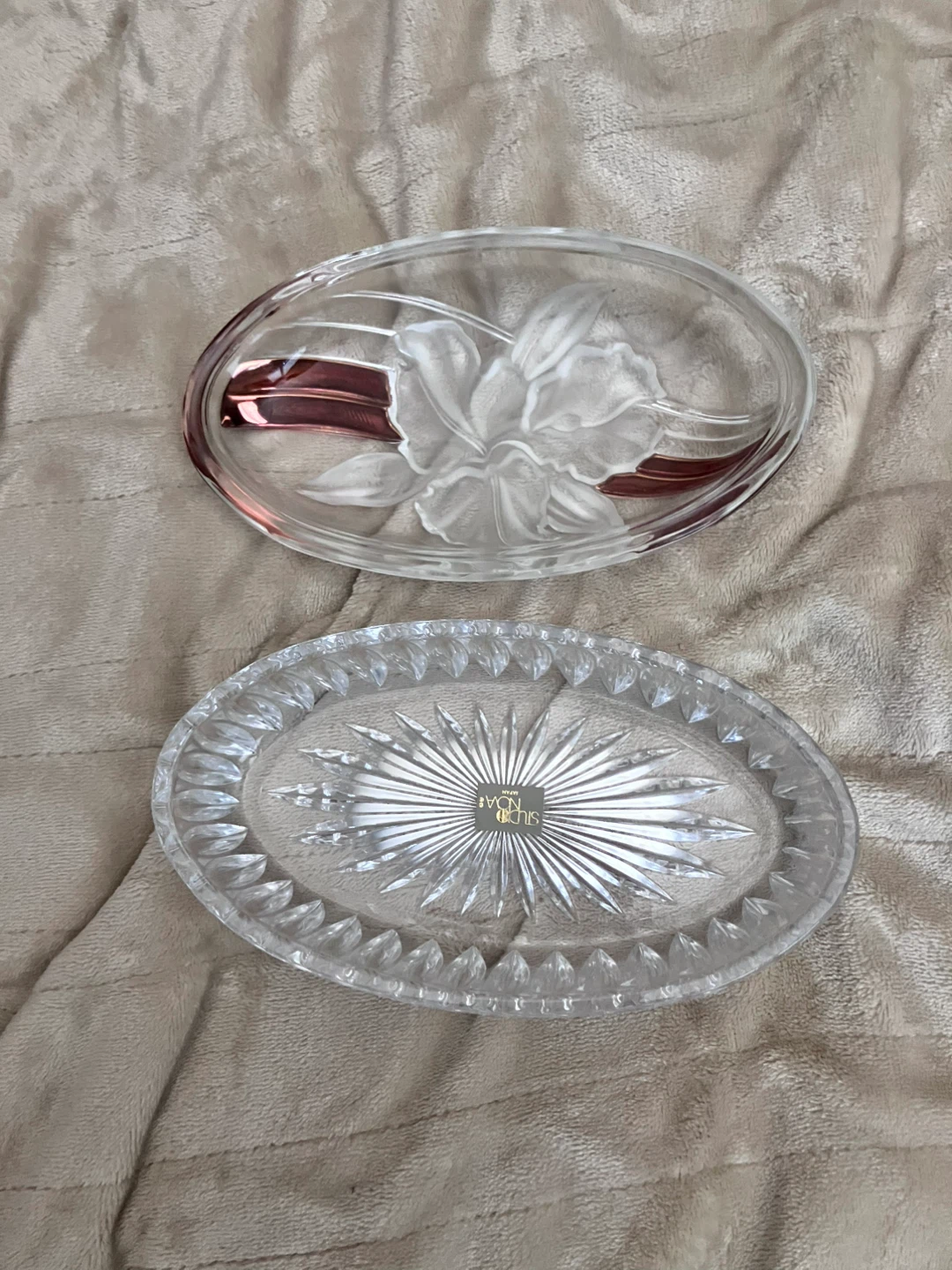 Ivonne Crystal Trinket Dish with Lid - photo 2