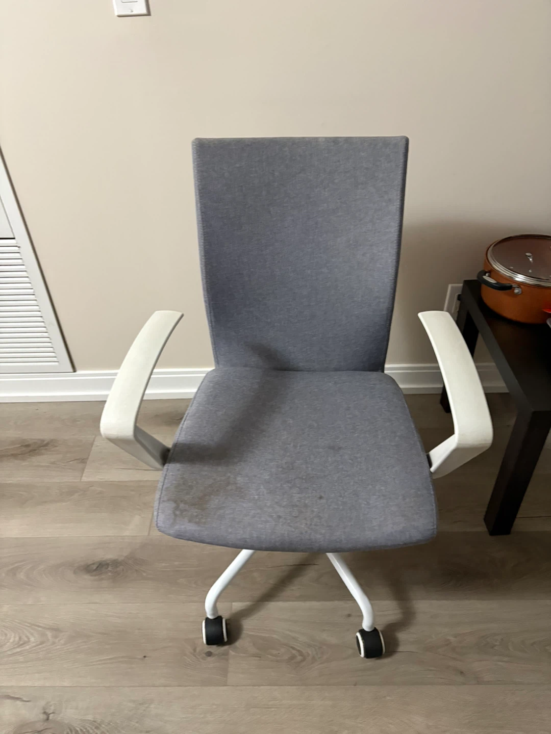Grey Work Chair – $30