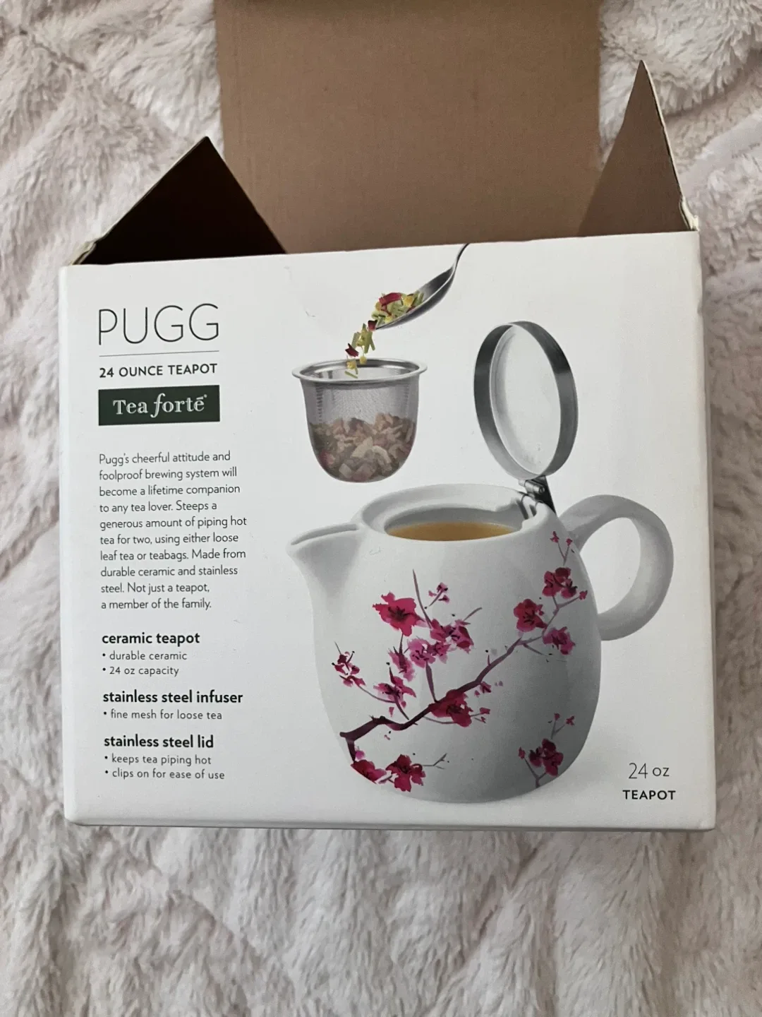 Pugg 24 oz Tea Forte Teapot thumbnail