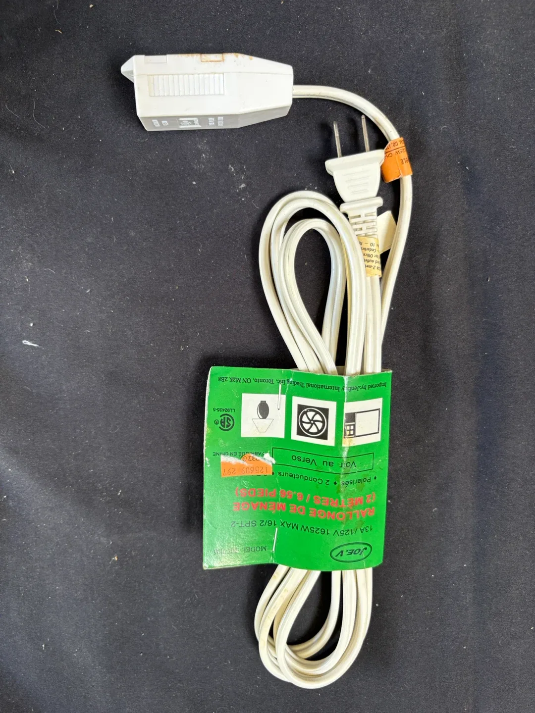 🧡JOE.V 13A/125V Household Extension Cord thumbnail