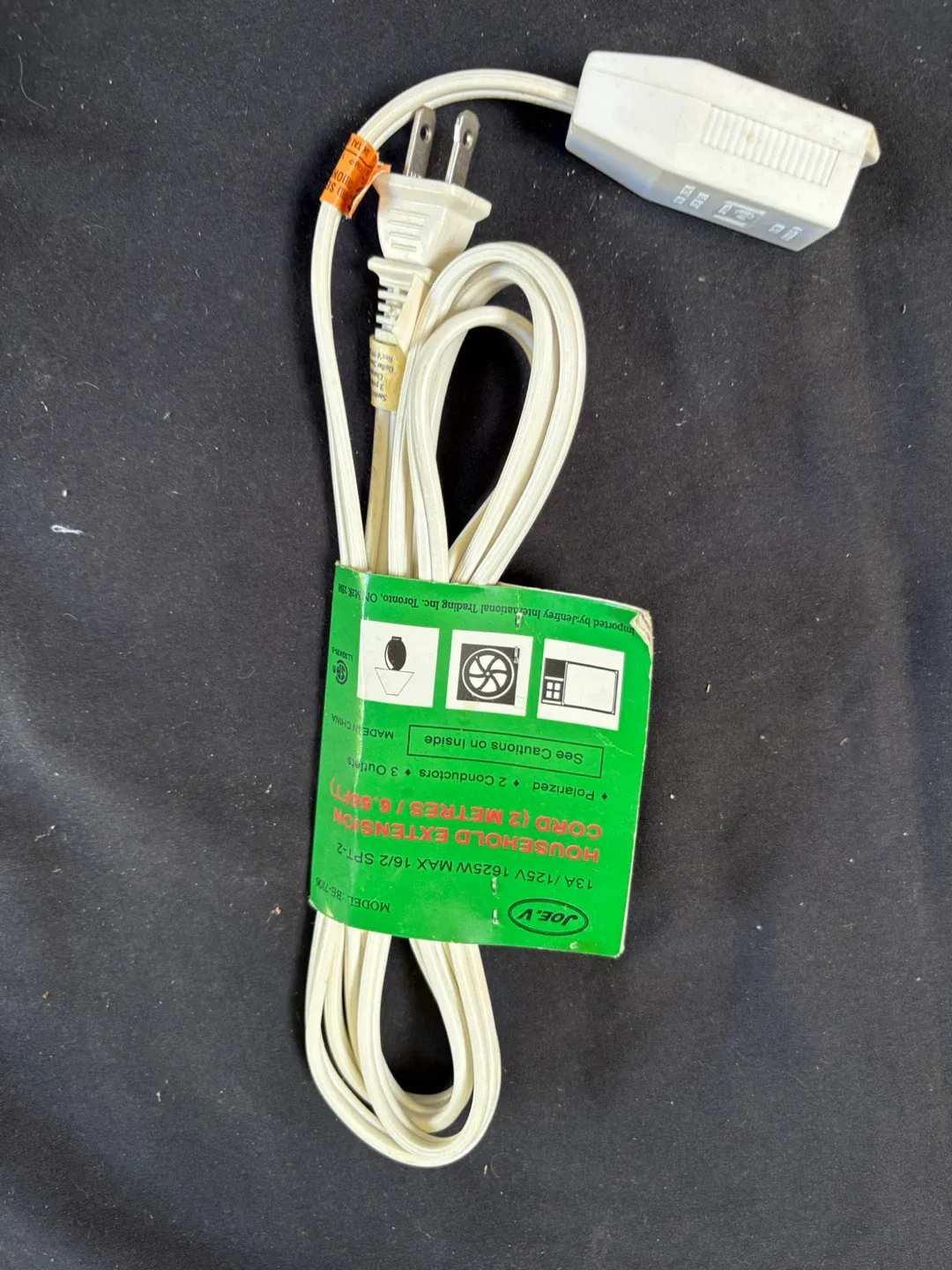 JOE.V 13A/125V Household Extension Cord image indicator(4)