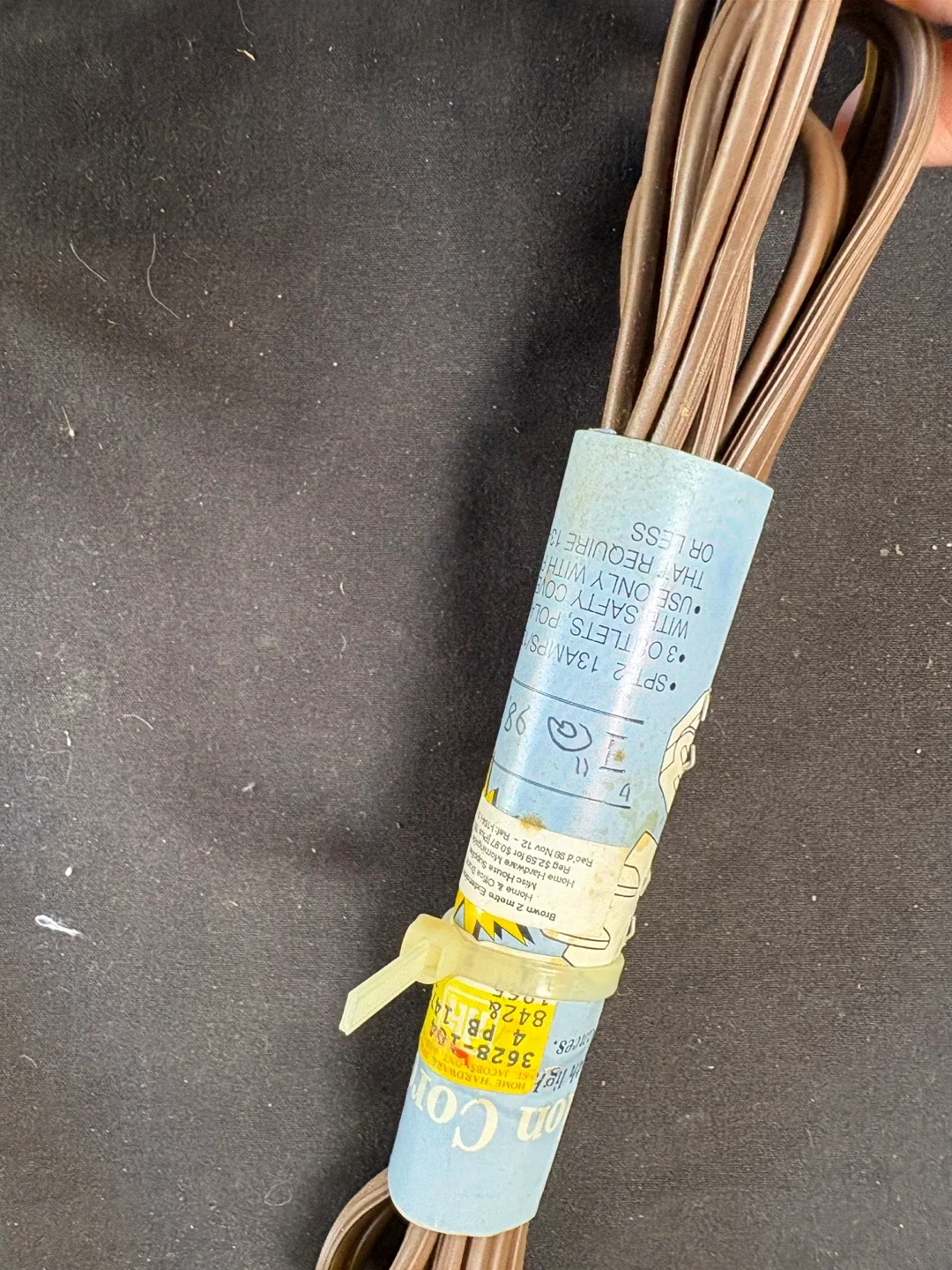 2m Brown Extension Cord image indicator(5)